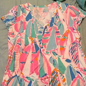 Lilly Pulitzer size XL Michele Top